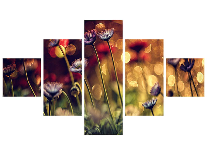 5-piece-canvas-print-summer-flowers