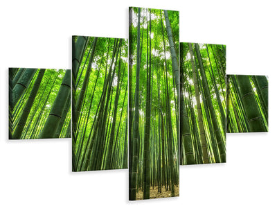 5-piece-canvas-print-the-bamboo-forest