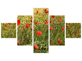 5-piece-canvas-print-the-poppy-in-the-wind