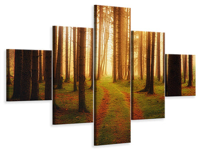 5-piece-canvas-print-the-unknown-way