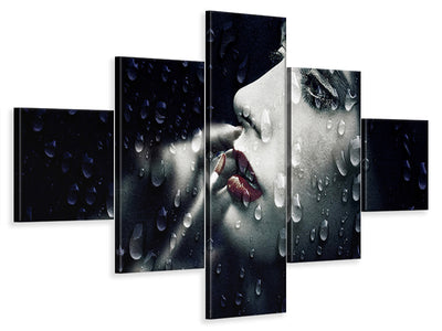 5-piece-canvas-print-through-the-looking-glass