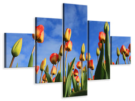 5-piece-canvas-print-tulips-tower-to-the-sky