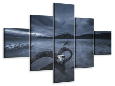 5-piece-canvas-print-white-bone-beach