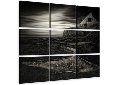 9-piece-canvas-print-cottage-by-the-sea