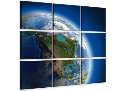 9-piece-canvas-print-the-earth