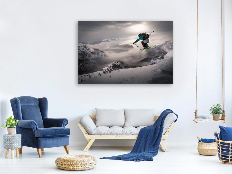 canvas-print-backcountry-skiing-x