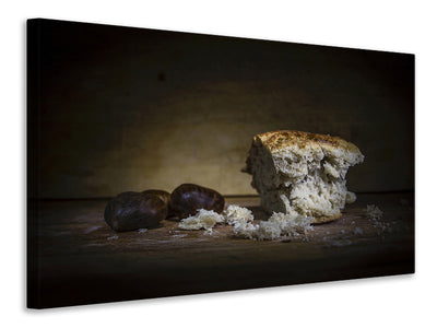 canvas-print-bread-with-chestnuts
