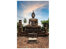 canvas-print-buddha-statue-at-dusk