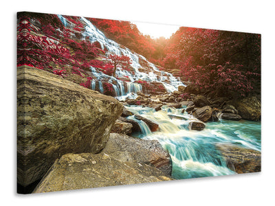 canvas-print-exotic-waterfall