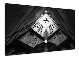 canvas-print-plane-city-x