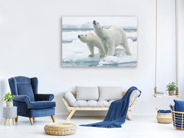 canvas-print-polar-bears-mother-and-son-x