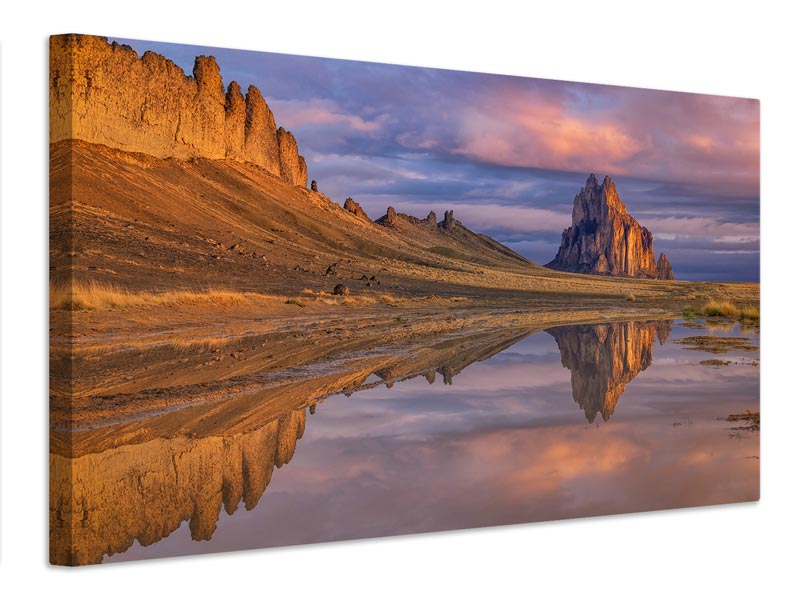 canvas-print-reflection-of-shiprock-x