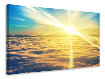 canvas-print-sunset-above-the-clouds