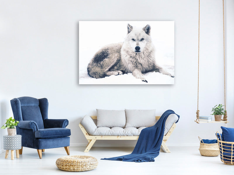canvas-print-the-wolf