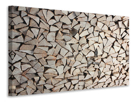 canvas-print-woodpile