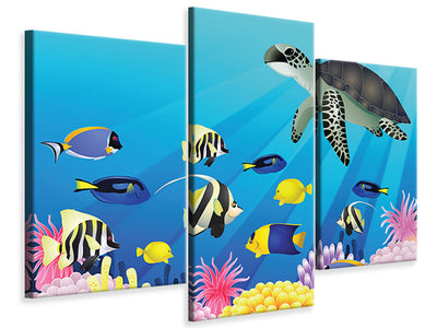 modern-3-piece-canvas-print-childrens-underwater-world