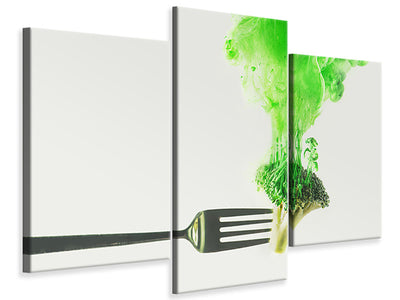 modern-3-piece-canvas-print-disintegrated-broccoli