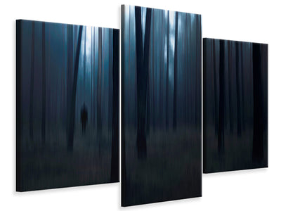 modern-3-piece-canvas-print-man-in-the-forest