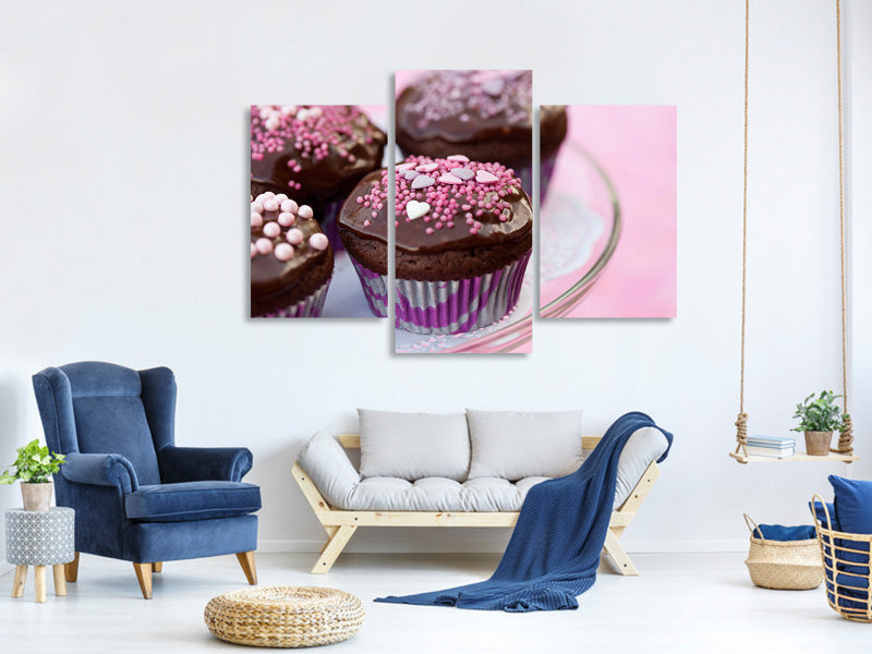 modern-3-piece-canvas-print-muffins