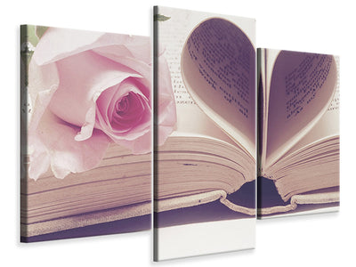 modern-3-piece-canvas-print-the-book-of-love