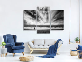 modern-3-piece-canvas-print-the-loneliness-of-a-surfer