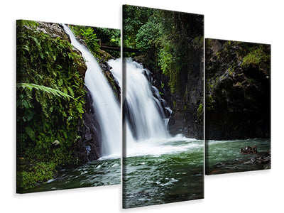 modern-3-piece-canvas-print-waterfall-in-the-evening-light