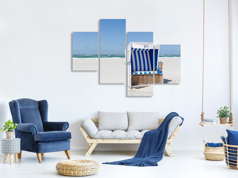 modern-4-piece-canvas-print-271-beach-chair