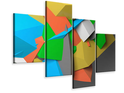 modern-4-piece-canvas-print-3d-geometric-figures