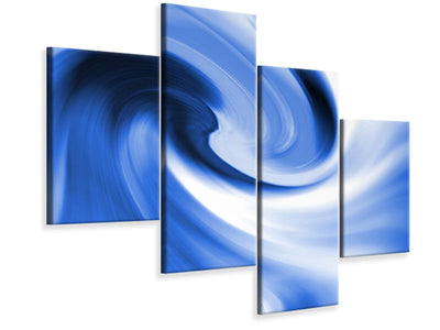 modern-4-piece-canvas-print-abstract-blue-wave