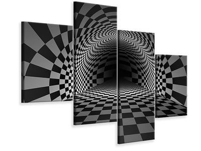 modern-4-piece-canvas-print-abstract-chessboard