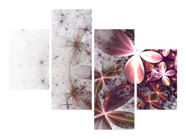 modern-4-piece-canvas-print-abstract-floral