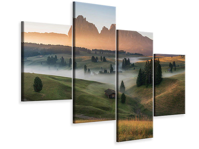 modern-4-piece-canvas-print-alpe-di-siusi