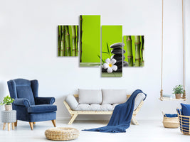 modern-4-piece-canvas-print-bamboo