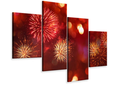 modern-4-piece-canvas-print-colorful-fireworks