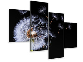modern-4-piece-canvas-print-dandelion-blowing