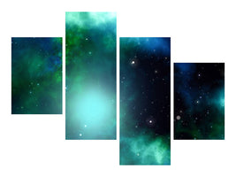 modern-4-piece-canvas-print-fantastic-galaxy