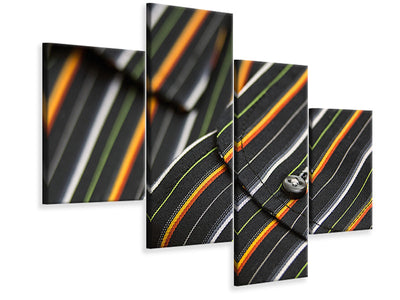 modern-4-piece-canvas-print-fashion-stripes