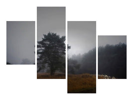 modern-4-piece-canvas-print-foggy-memory-of-the-past
