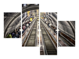 modern-4-piece-canvas-print-in-the-metro