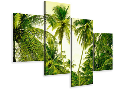 modern-4-piece-canvas-print-mural-ready-for-a-vacation