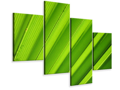 modern-4-piece-canvas-print-palm-stripes-ii