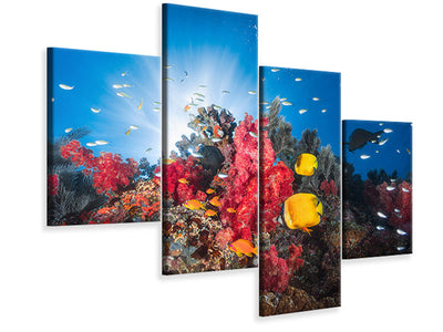 modern-4-piece-canvas-print-reef-life