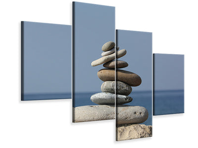 modern-4-piece-canvas-print-stone-stack-xxl