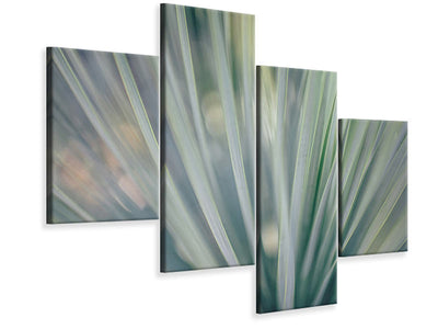 modern-4-piece-canvas-print-strip-of-plant