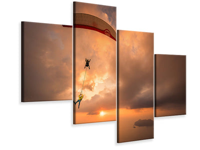 modern-4-piece-canvas-print-suspended-with-ferdi-toy-and-guillaume-galvani