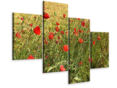 modern-4-piece-canvas-print-the-poppy-in-the-wind