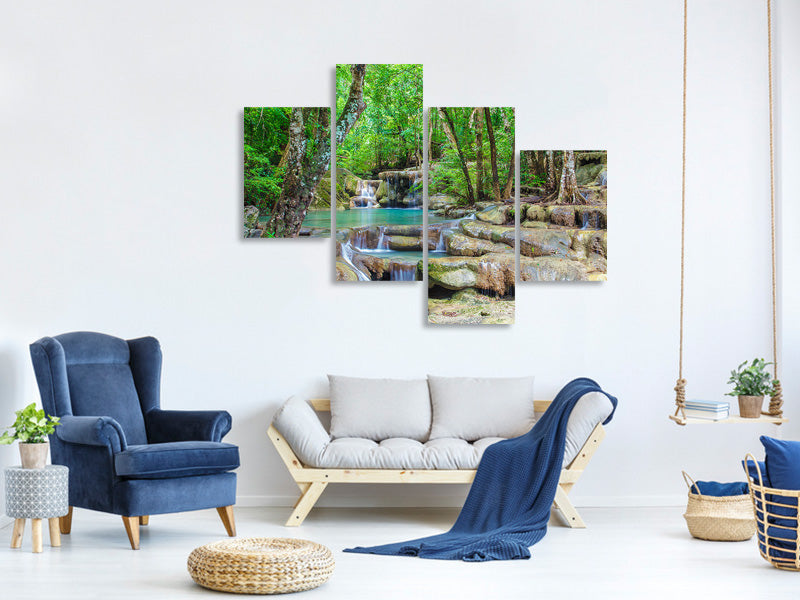 modern-4-piece-canvas-print-water-spectacle