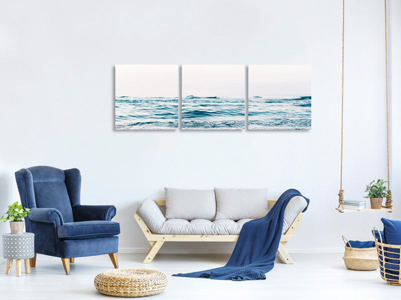 panoramic-3-piece-canvas-print-alone-on-the-beach