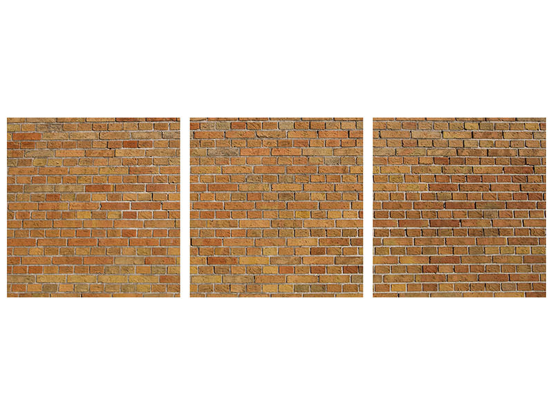 panoramic-3-piece-canvas-print-brick-background