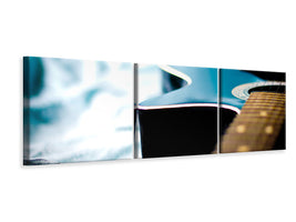 panoramic-3-piece-canvas-print-close-up-guitar